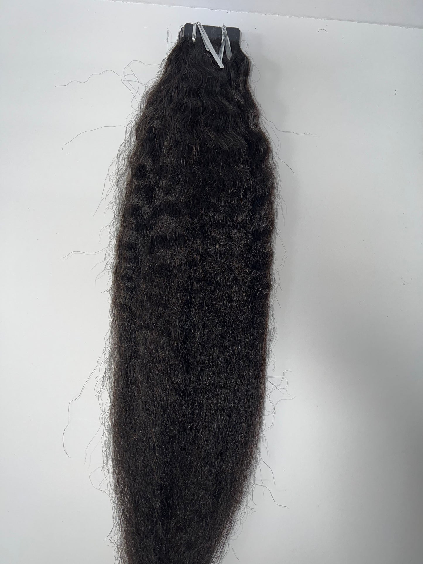 Afro kinky straight tape in hair extension