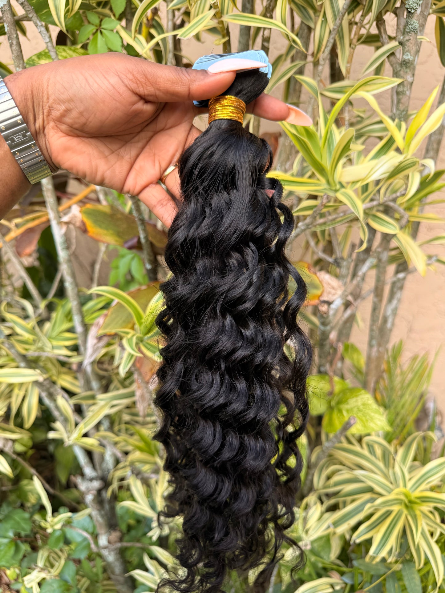 Deep Wave Curly Tape-In Extensions