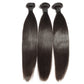 Three straight hair bundles